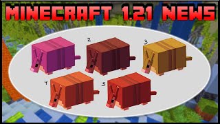 Minecraft 1.21 News - Snapshot 23w46a & Colored Armadillos?