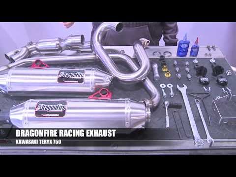 Dragonfire Racing Exhaust Install-Teryx 750