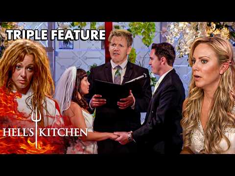 Chefs Face A Trilogy Of Wedding Disasters & One Furious Ramsay | Hell's Kitchen Full Episodes