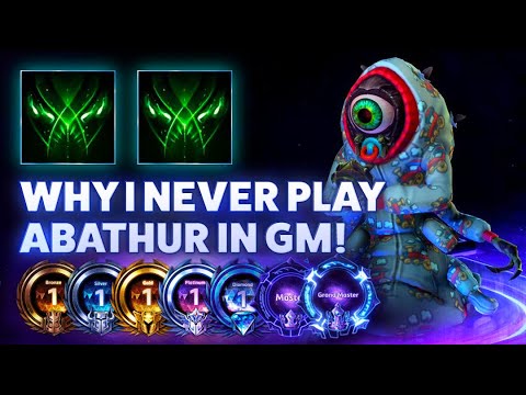 Abathur Ultimate evolution - WHY I NEVER PLAY ABATHUR IN GRANDMASTER! - - Grandmaster Storm League