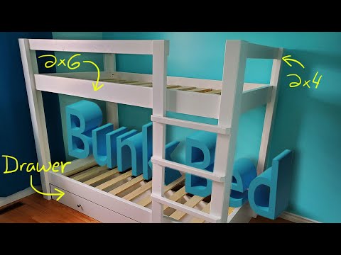How to Build a Bunk Bed (FREE Plans)