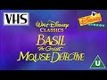 Opening To Basil The Great Mouse Detective UK VHS 1995