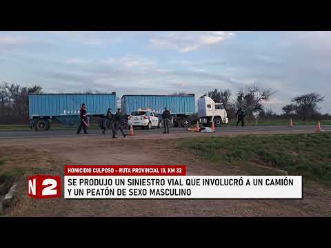 2N CENTRAL I ACCIDENTE RUTA 13 VILLA DEL ROSARIO - RINCÓN