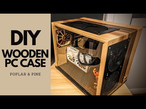 DIY Wooden PC Case - Waterfall Build