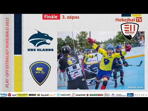 Highlights Play-off Extraligy hokejbalu - HC Kert Park Praha vs. HBC Kladno | 3. zápas | 28.5. 2022