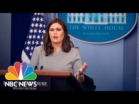 White House Press Briefing - April 10, 2018 | NBC News