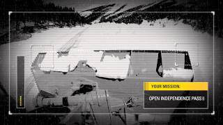 preview picture of video 'Cat® M Series Motor Graders | Mission: Open Independence Pass'