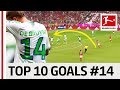 Top 10 Goals Jersey Number 14 - Alonso, de Bruyne & More
