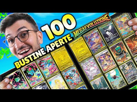 APRO 100 BUSTINE e INIZIO il MASTERSET di MEGAEVOLUZIONE