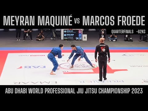 Meyran Maquiné vs Marcos Froede- Quartas de Final -62kg Abu Dhabi World Pro Jiu Jitsu 2023- React