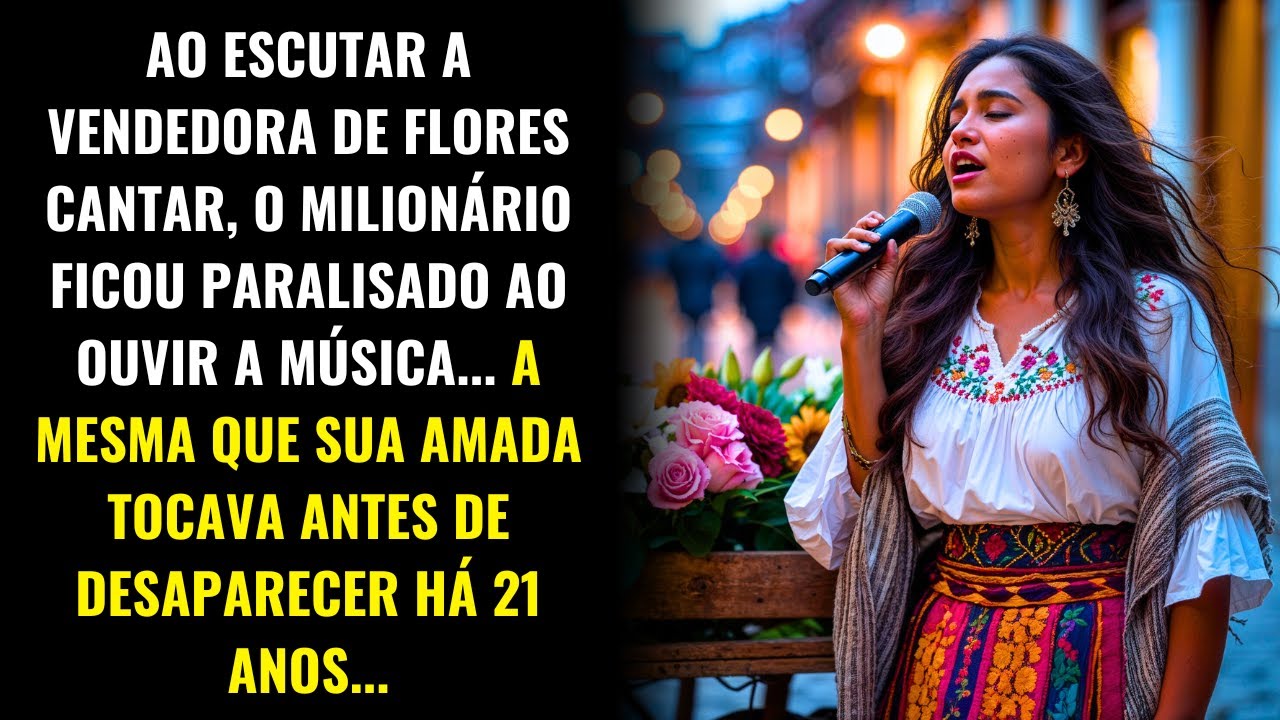 O MILIONÁRIO FICOU PARALISADO AO OUVIR A VENDEDORA CANTAR UMA CANÇÃO DE SUA AMADA DESAPARECIDA...