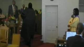 Pastor Brooks preaches at New Liberty Baptist Church Bobtown