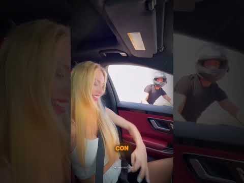 motociclista impresionó a una chica y pasó esto #shorts