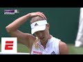 Wimbledon 2018 Highlights Epic 25 Shot Rally Between Kerber And Kasatkina ESPN