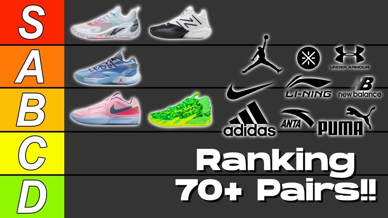Ranking ALL Basketball Shoes on a Tier List 2023