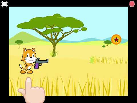 スクラッチジュニア（ScratchJr）でシューティングゲーム作ってみた！
