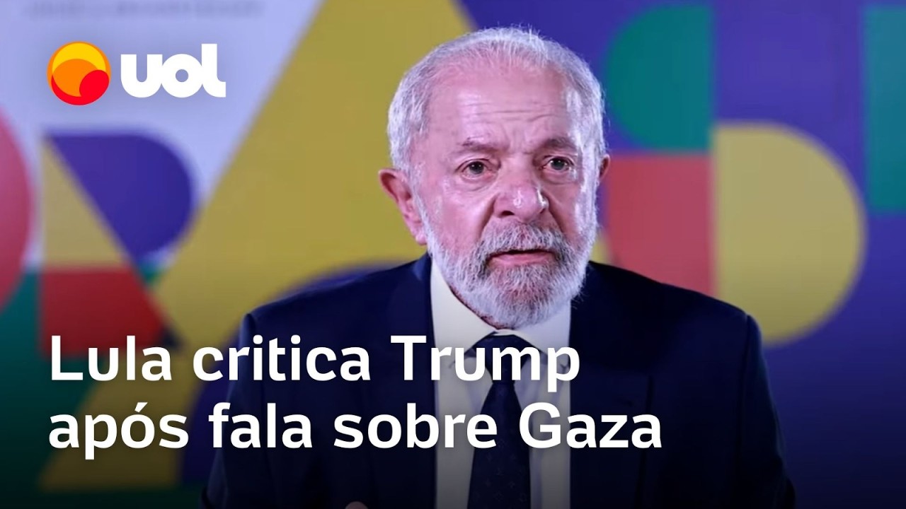 Lula critica Trump por plano dos EUA assumirem controle de Gaza e questiona declaração
