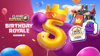 Clash Royale: 5th ANNIVERSARY (New Season! Free Emotes!)