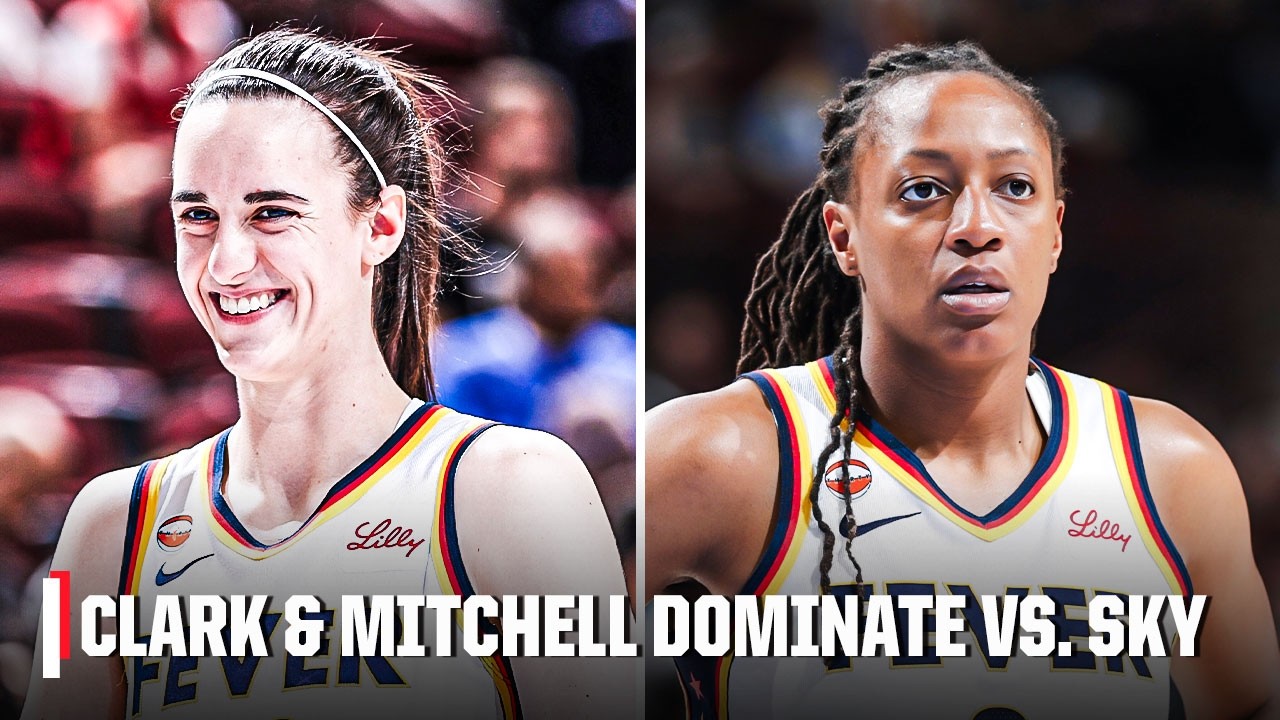 DYNAMIC DUO 🔥 Caitlin Clark and Kelsey Mitchell combine for 53 PTS vs. Sky | WNBA on ESPN