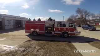 preview picture of video 'Construction Aerial: Verona Fire Station 3-31-15'