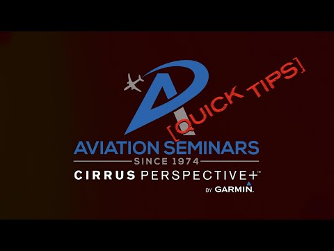 Aviation Seminars Quick Tips:  G1000 OBS, VOR Navigation