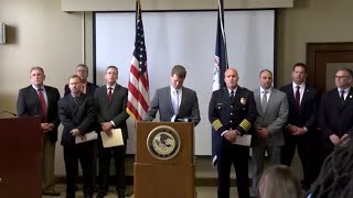 Authorities announce arrests of 18 suspected gang members, associates in Danville