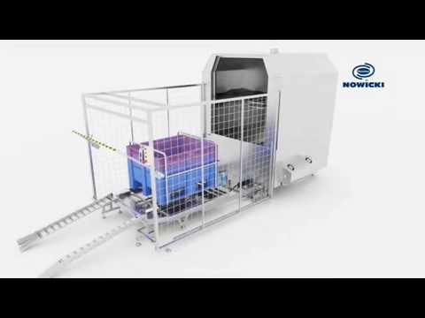 Nowicki Palletboxen wasmachine MPD-1- Havantec Food Equipment