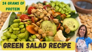 Quick And Healthy Green Salad Recipe: The High Protein Vegan Lunch Idea You Need To Try
