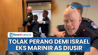 Eks Marinir AS Diusir dari Kongres dan Alami Patah Tulang saat Tolak Akui Berperang demi Israel