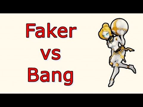 LOL Pro - Faker (Orianna) vs SKT T1 Bang (Xerath) - Korea SoloQ - Highlights