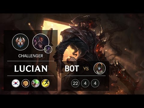 Lucian ADC vs Jhin - KR Challenger Patch 9.5