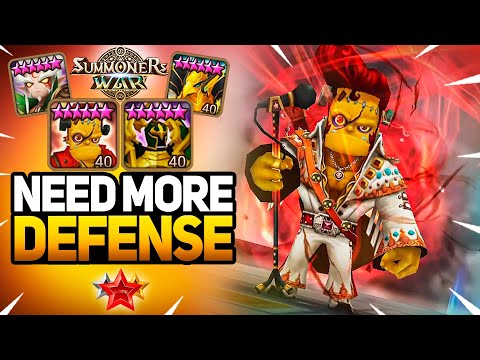 C2-G1 with DEF Based Team in Summoners War