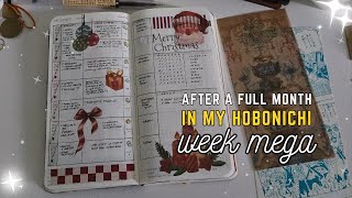 First Month In my Hobonichi Weeks Mega 2026