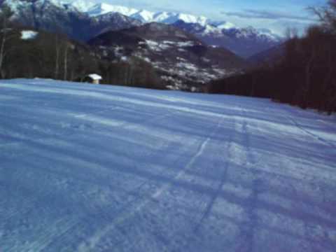 Lanzo d'Intelvi, la pista del Boscone