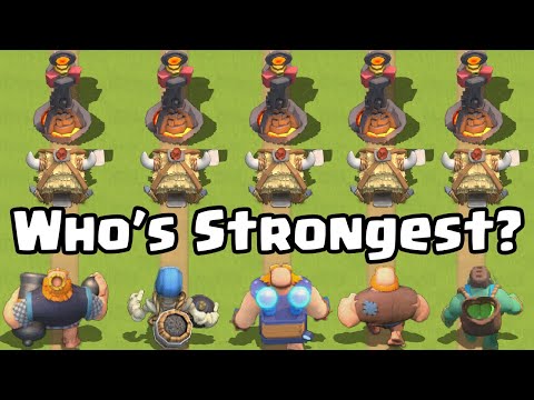 Who's The Strongest Giant? Clash Royale Tournament | 9 Tests