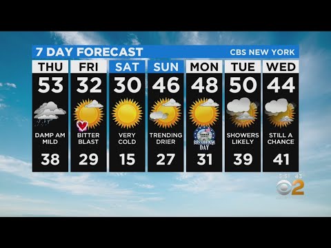 New York Weather: CBS2 2/12 Evening Forecast at 5PM