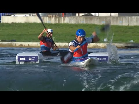 Jiri Prskavec CZE Semi Final / 2023 ICF Canoe-Kayak Slalom World Cup Vaires Sur Marne Paris France