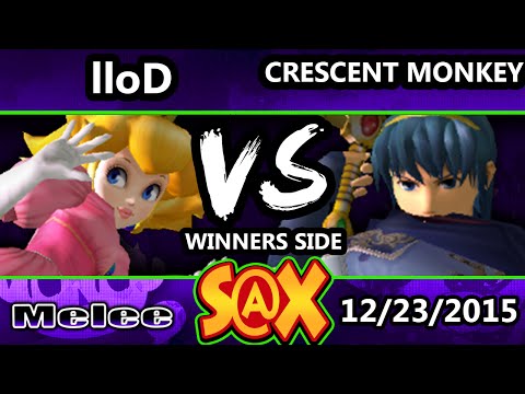 S@X 129 - lloD (Peach) Vs. Crescent Monkey (Marth) SSBM Tournament - Smash Melee