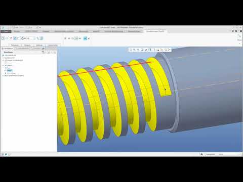 U008: "1008-Spindel" - Creo 4.0