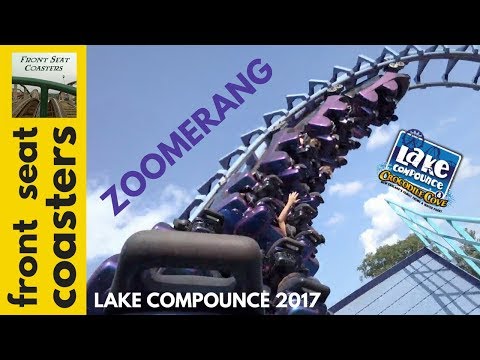 Back row point of view footage of Zoomerang