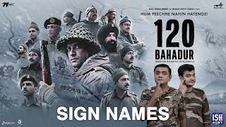 120 Bahadur in ISL: Character Sign Names You Should Know | In Theatres 9th August
