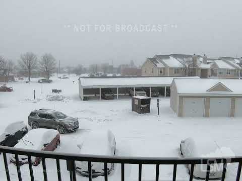 02-03-2022 Indianapolis, IN    Time Lapse video of the 02/02 - 02/03 Snow Storm