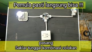 Download lagu Cara pasang saklar tunggal dan colokan mp3