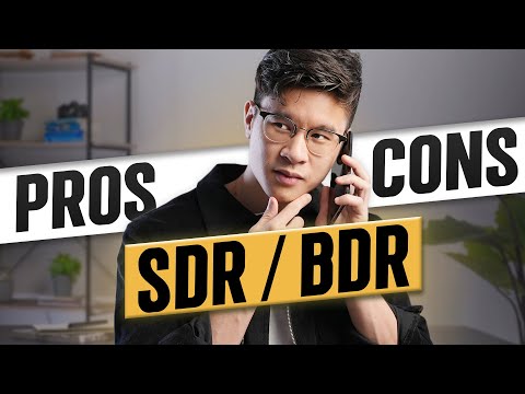 PROs & CONs of Being A SDR & BDR (Business & Sales Development Representative) in Tech Sales & SaaS