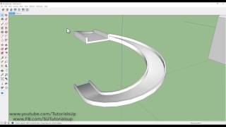 How to use follow me and keep in Sketchup