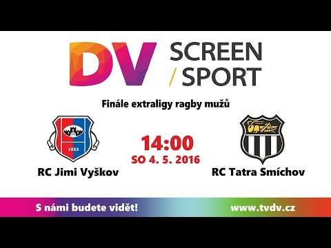 Finále EXTRALIGY RAGBY - JIMI RC Vyškov vs. RC TATRA Smíchov