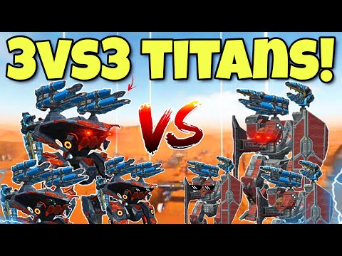 🔥 AO MING VS ARTHUR 3VS3 TITAN FIGHT! WAR ROBOTS || SKIRMISH CONCEPT! ||
