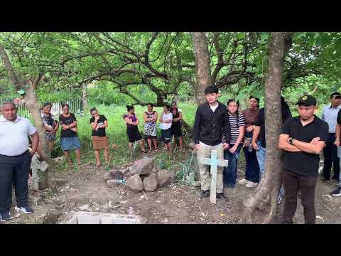 ENTIERRO DE QUIEN EN VIDA FUE MARVIN ORTIZ PÉREZ  Morazan Sur, Distrito de Guatajiagua