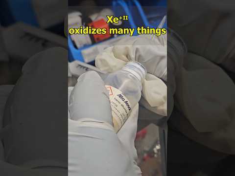 Chemical uses of XeF2 #science #fluorine #Xenon