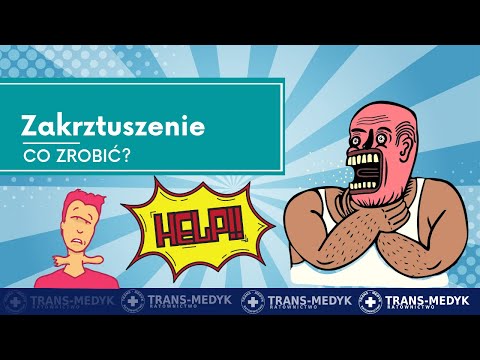 Zakrztuszenie, pierwsza pomoc